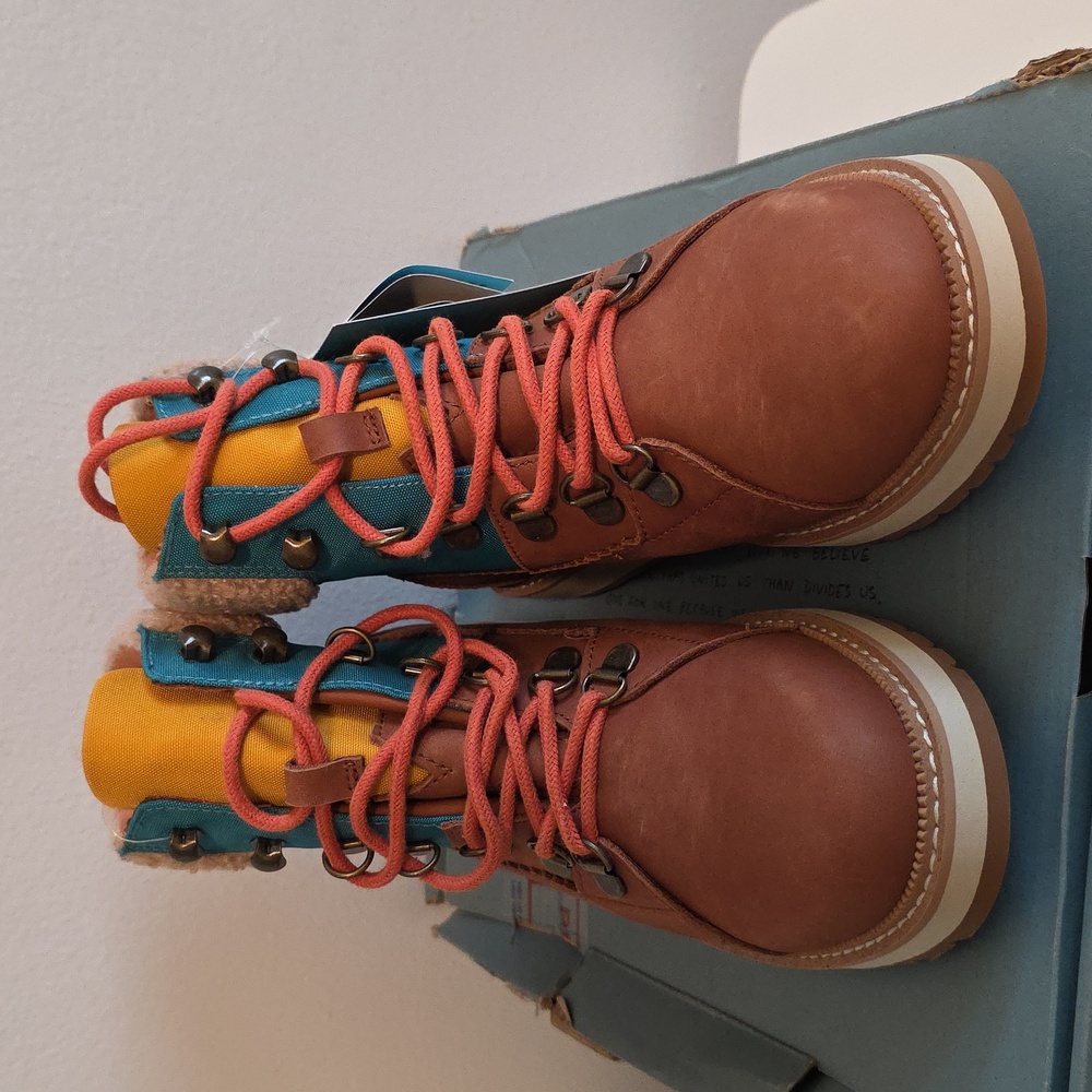 🆕️ Toms Mesa Waterproof Booties / Brown, Multi / Size 6 - Picture 3 of 7